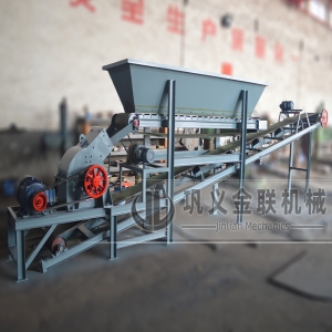 給料破(pò)碎輸(shū)送一體機發貨圖片(piàn)_發往甘肅平涼_破碎煤